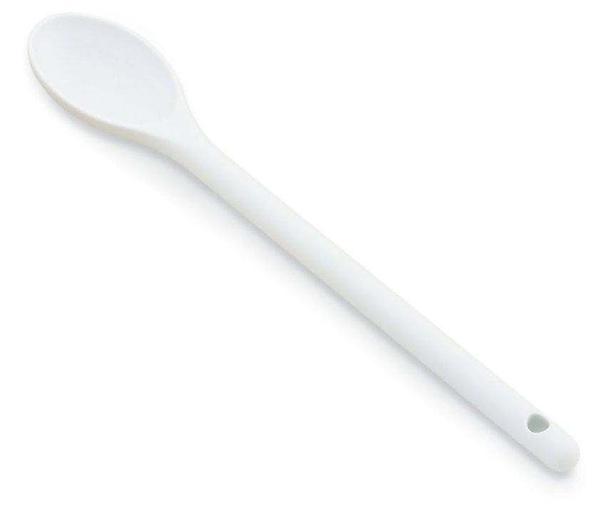 12-inch nylon prep spoon in white - Cafe Supply