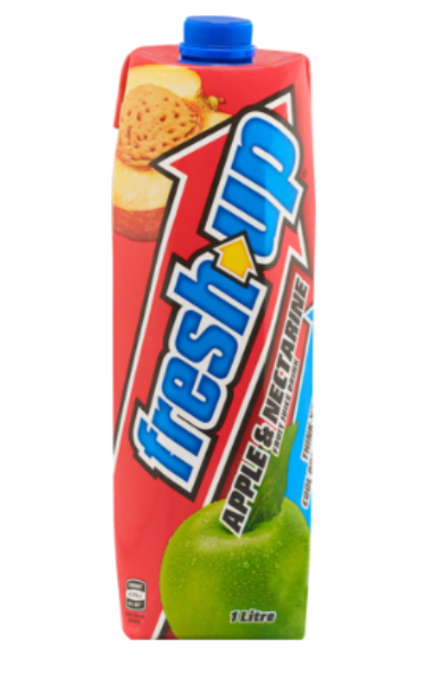 Fresh Up Apple & Nectarine Fruit Juice Drink 1l - Cafe Supply
