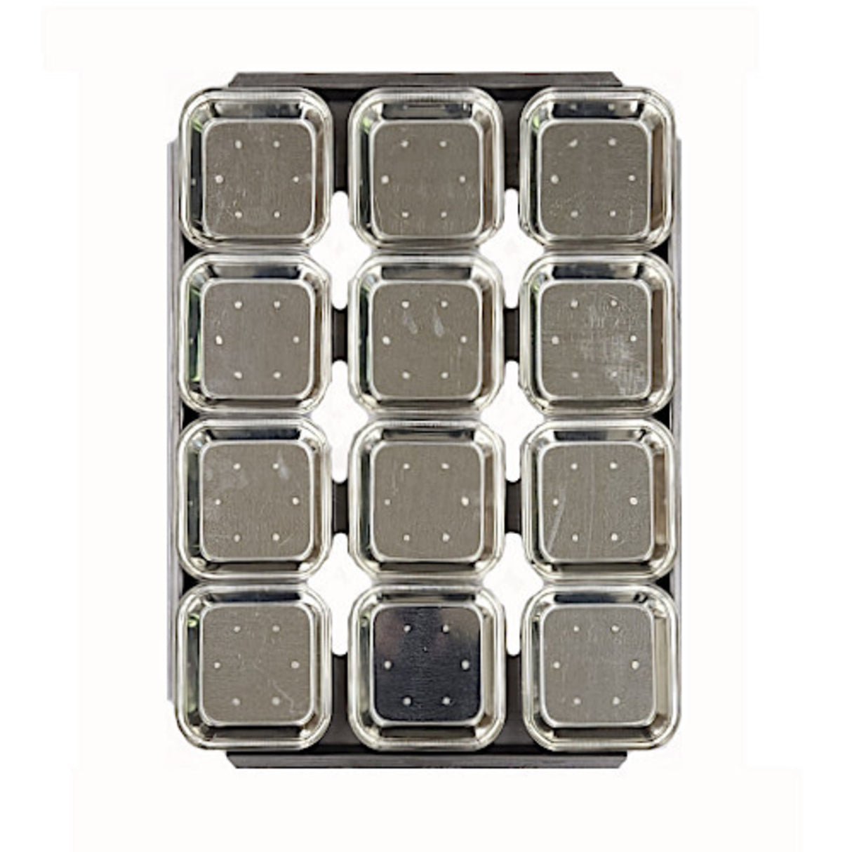 Palletized Pie Tins, (12) Square 108x27mm, Tray size 460X360mm - Cafe Supply