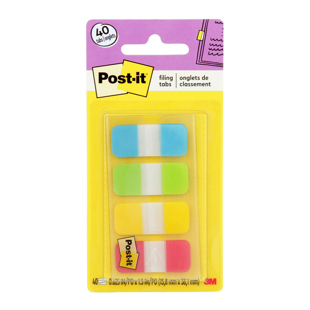 Post-it Tabs 676-ALYR 15x38mm Bright, Pack of 4 - Cafe Supply