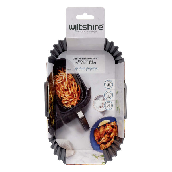 Wiltshire Air Fryer Basket 22cm Rectangle - Cafe Supply