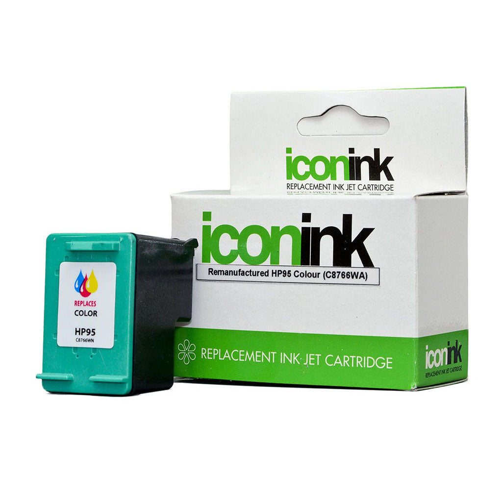 Icon Remanufactured HP 95 Colour Ink Cartridge (C8766WA) - Cafe Supply