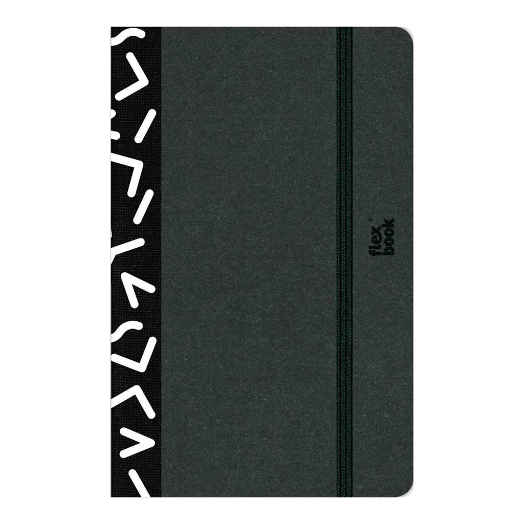 Flexbook Visions Notebook Pocket Ruled Black - Cafe Supply