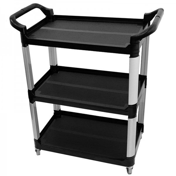 Compass Compact 3 Shelf Utility Cart - Cafe Supply