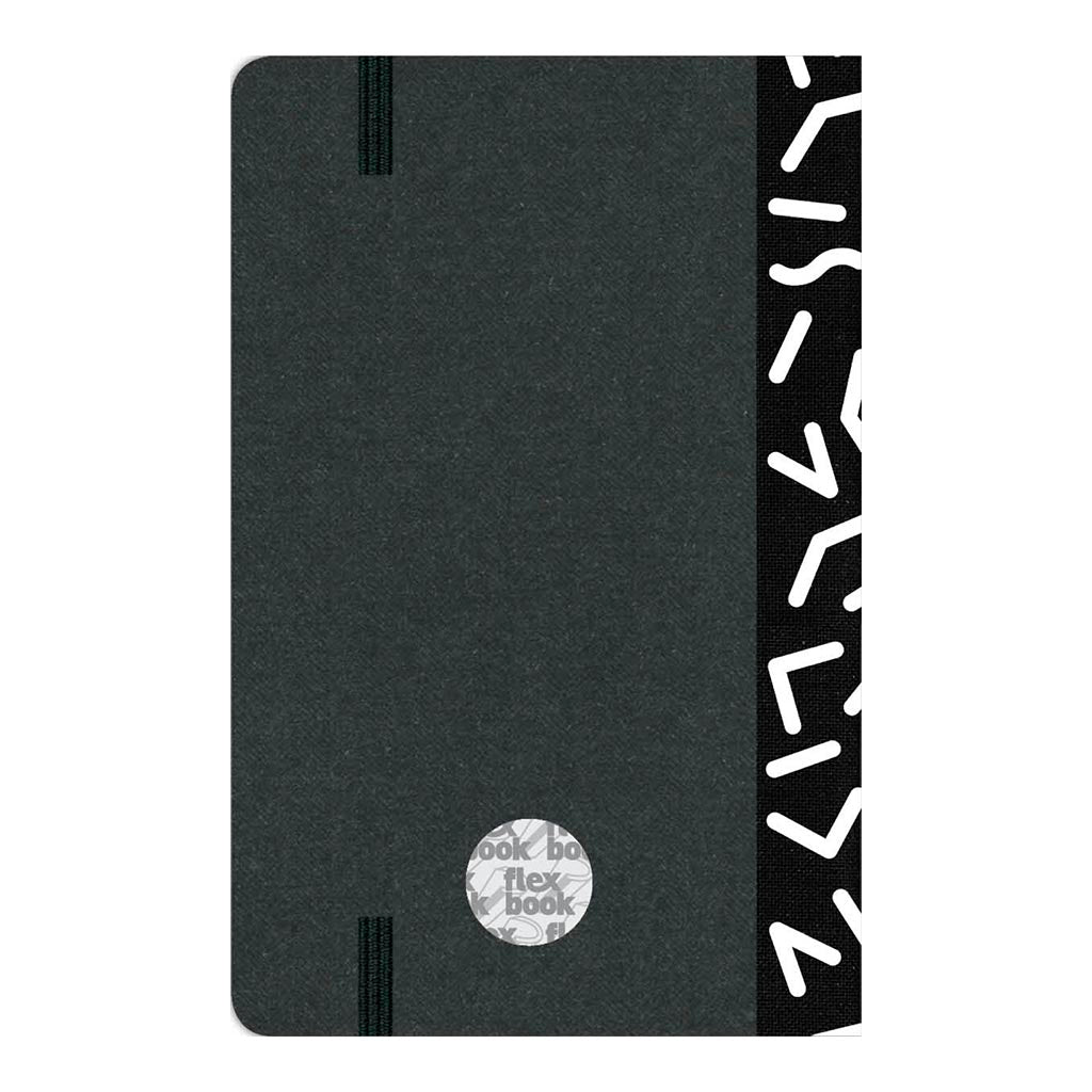 Flexbook Visions Notebook Pocket Ruled Black - Cafe Supply