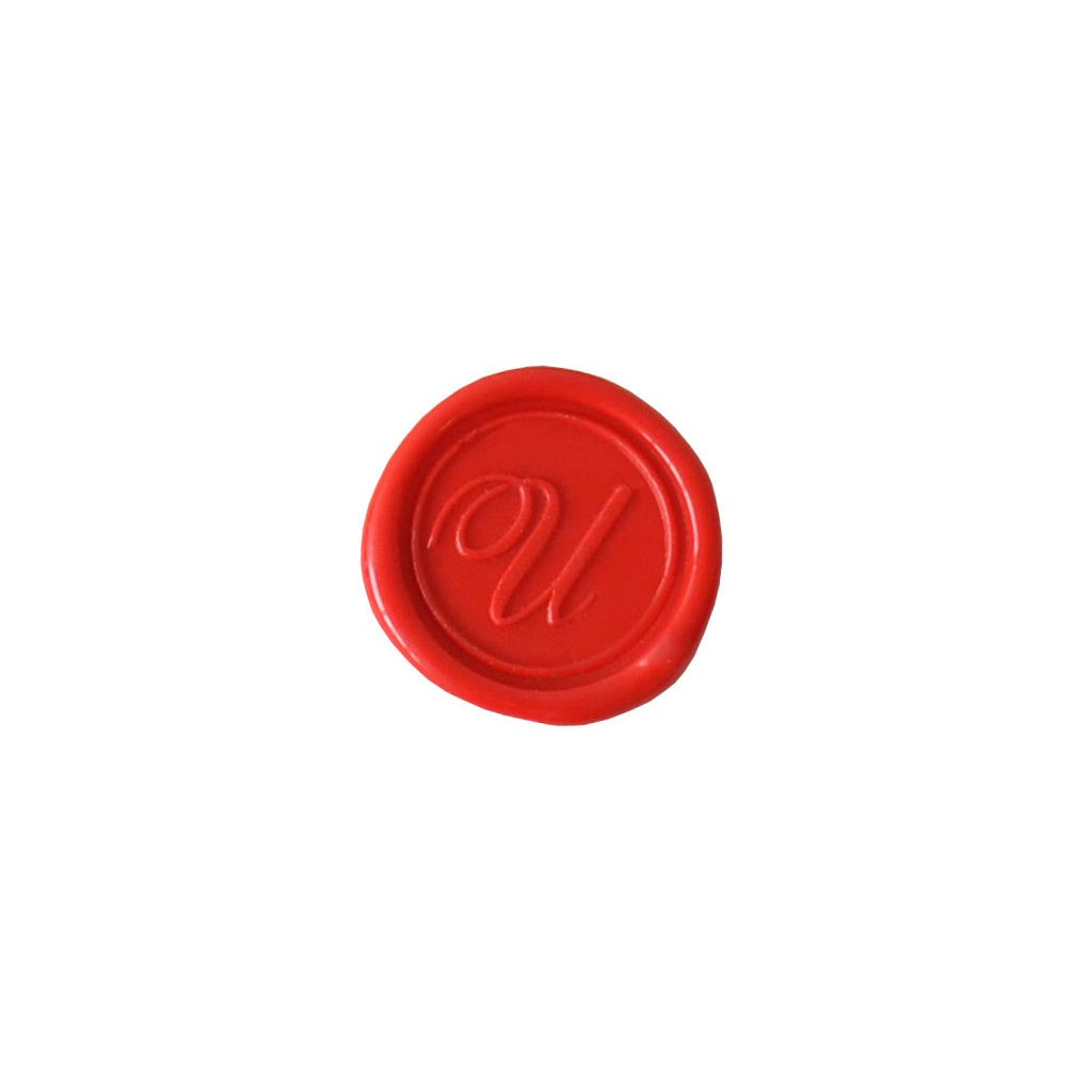 Herbin Wooden Handle Round Seal Copperplate U - Cafe Supply