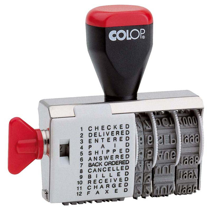 Colop Stamp Dater Band 04000WD 4mm Date And 12 Textplates - Cafe Supply