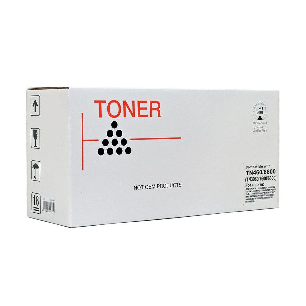 Icon Compatible Brother TN3060 TN6600 TN7600 Black Toner Cartridge - Cafe Supply