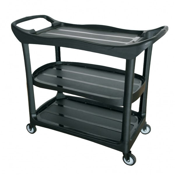 Compass Premium 3 Shelf Utility Cart - Cafe Supply