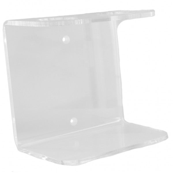 Clear Acrylic Wall Bracket - Double - Cafe Supply