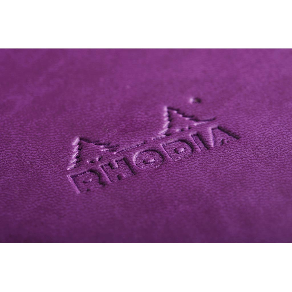 Rhodiarama Hardcover Notebook A5 Lined Purple - Cafe Supply