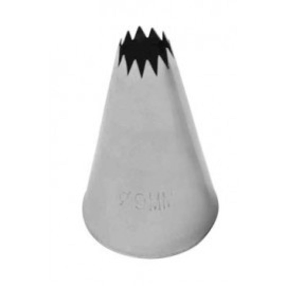 French Star Pastry Tube , S/Steel, 9mm - Cafe Supply