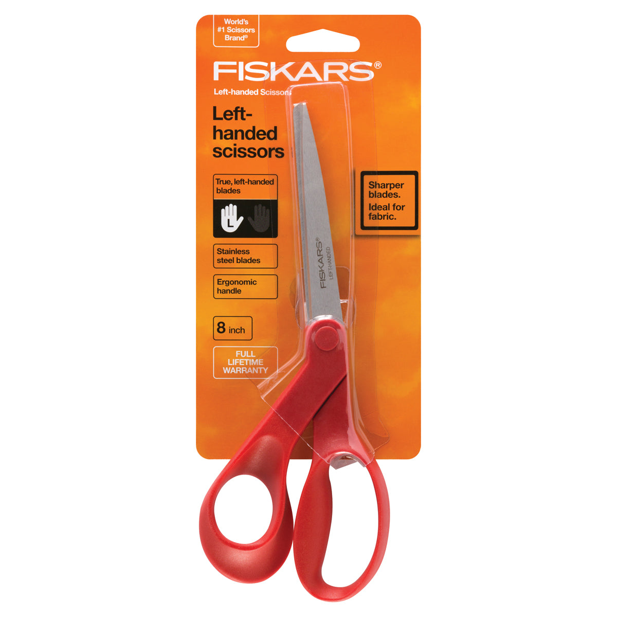 Fiskars Scissors 8" Left Handed - Cafe Supply