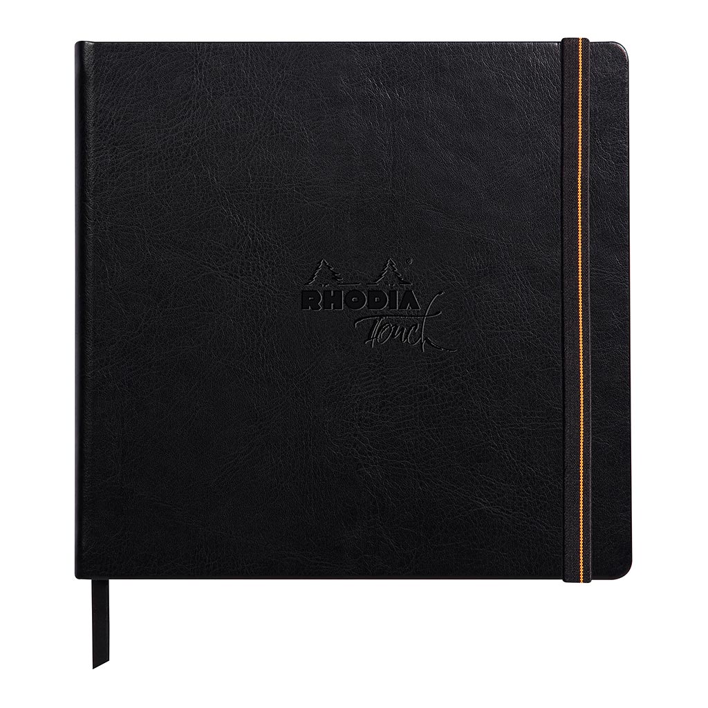 Rhodia Touch Carb'on Black Book 210x210mm Blank - Cafe Supply