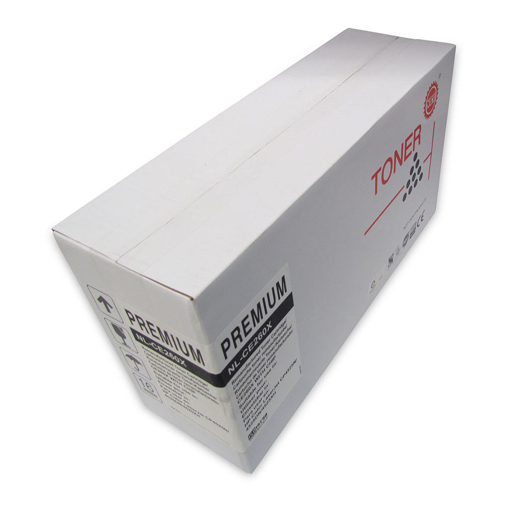 Icon Compatible HP CE260X Black Toner Cartridge (HY) - Cafe Supply