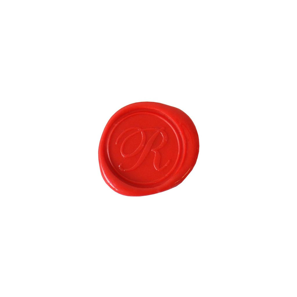 Herbin Wooden Handle Round Seal Copperplate R - Cafe Supply