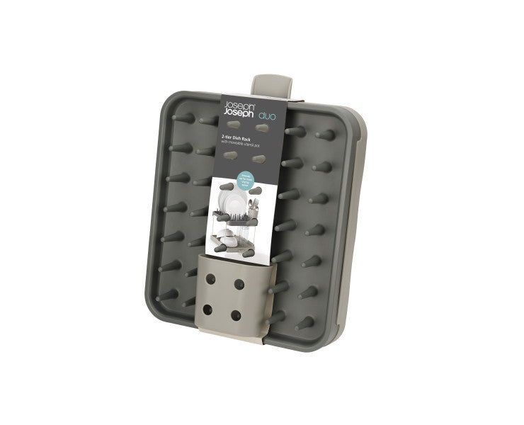 Joseph Joseph Duo 2-tier Dish Rack - Grey - Cafe Supply