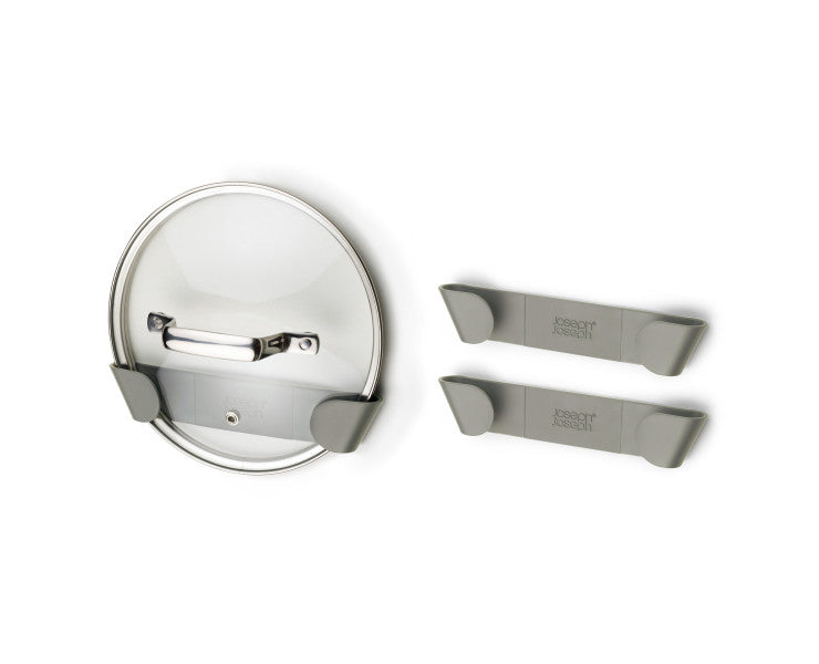 Joseph Joseph Duo 3pc Pan Lid Holders (Grey) - Cafe Supply