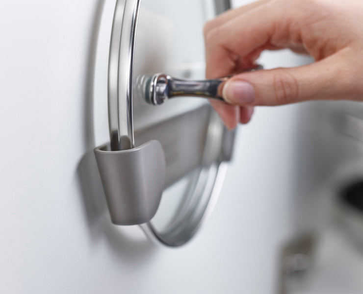 Joseph Joseph Duo 3pc Pan Lid Holders (Grey) - Cafe Supply