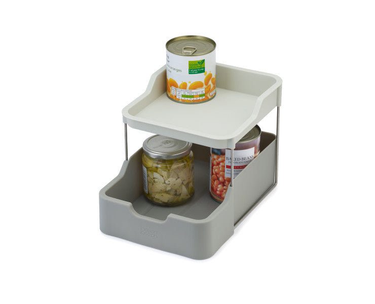 Joseph Joseph Duo 2tier Cupboard Orgniser w/Drawer - Cafe Supply