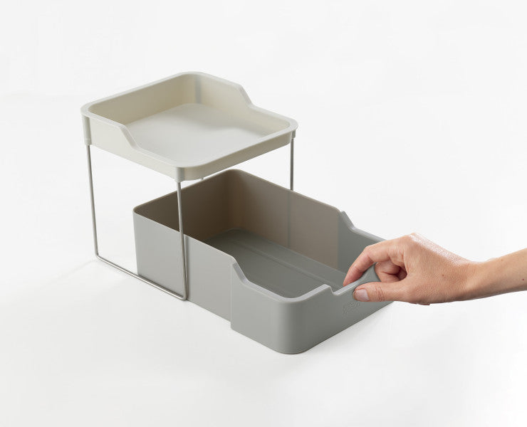 Joseph Joseph Duo 2tier Cupboard Orgniser w/Drawer - Cafe Supply