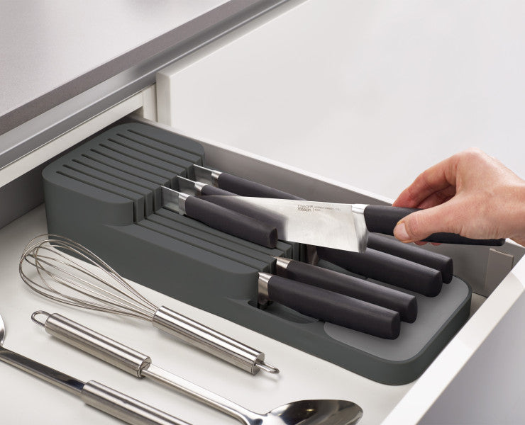 Joseph Joseph Duo In-drawer Knife Tray (Grey) - Cafe Supply