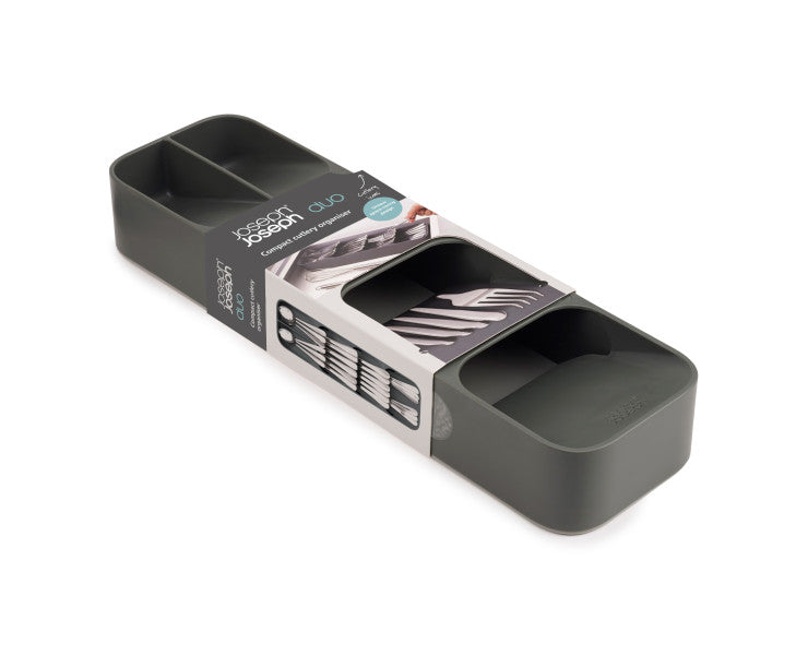 Joseph Joseph Duo In-drawer Cutlery Tray (Grey) - Cafe Supply