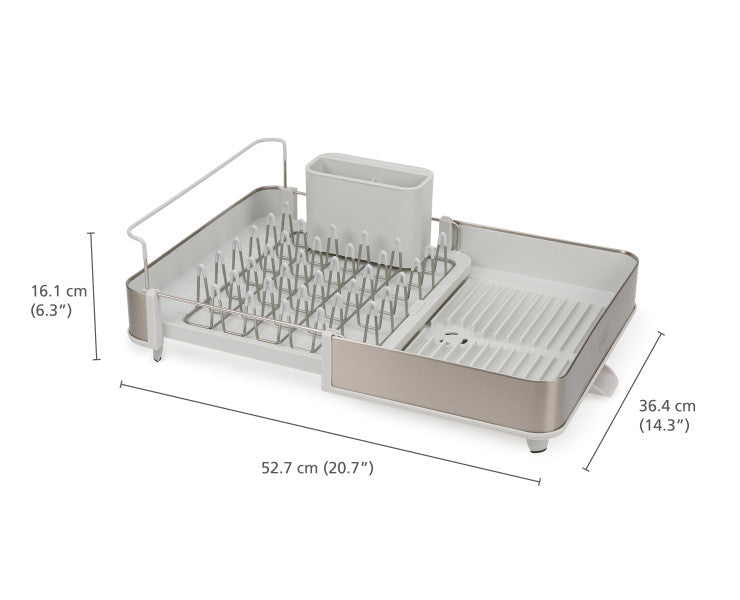 Joseph Joseph Extend Dish Rack Stainless Steel - Stone - Cafe Supply