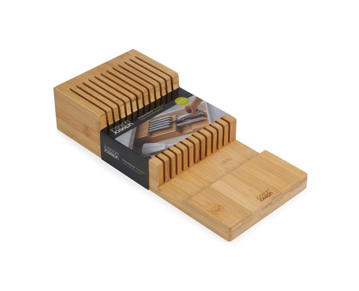 Joseph Joseph Drawerstore Bamboo 2-Tier Knife Organiser - Cafe Supply