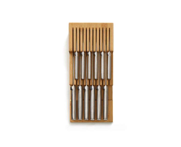 Joseph Joseph Drawerstore Bamboo 2-Tier Knife Organiser - Cafe Supply