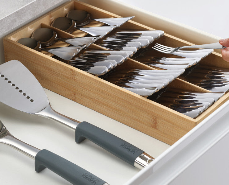 Joseph Joseph Drawerstore Bamboo Cutlery Organiser - Cafe Supply