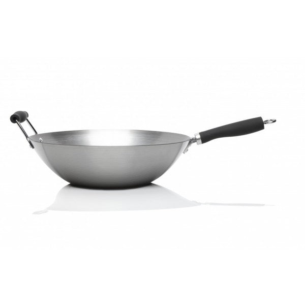 Classic Carbon Steel Wok 35cm - Cafe Supply