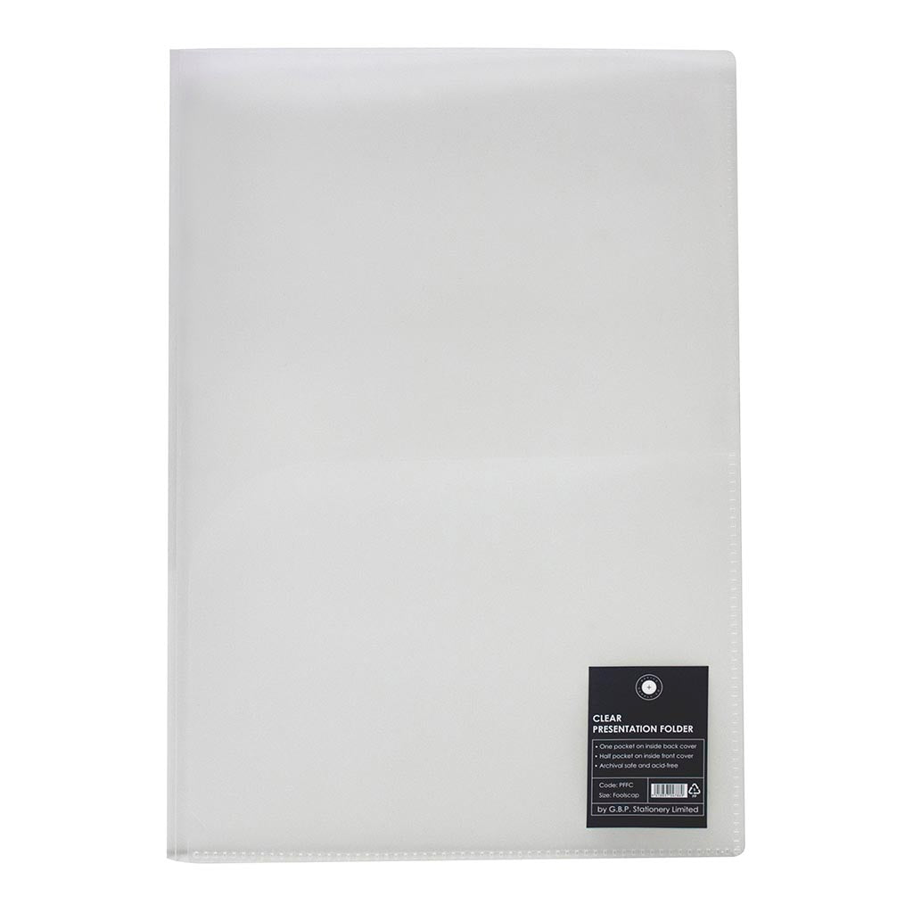 OSC Presentation Folder FC Clear - Cafe Supply