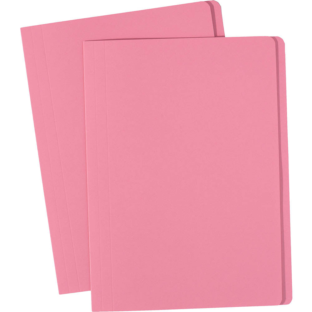 Avery File Folder Pink 200gsm Foolscap Box 100 - Cafe Supply