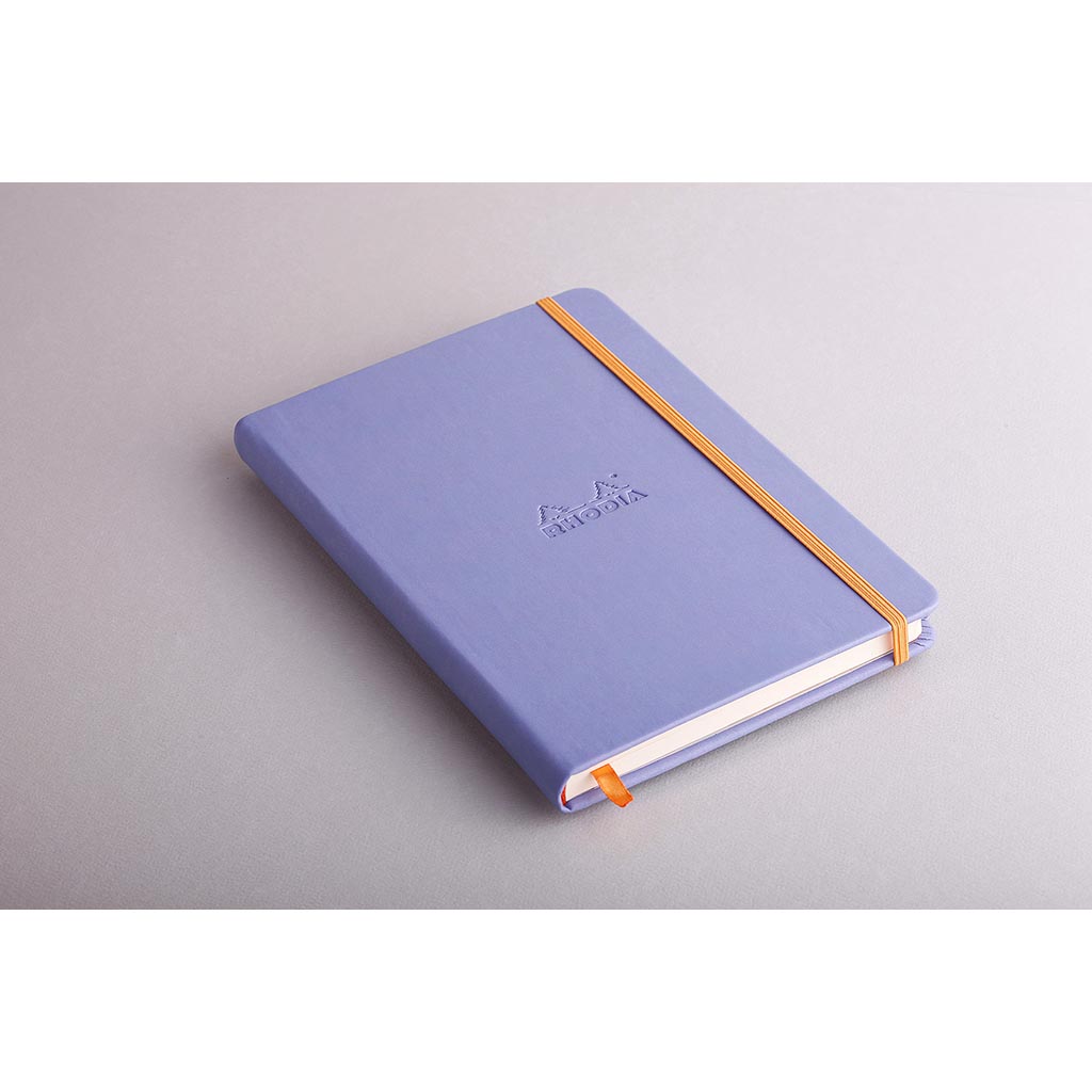 Rhodiarama Hardcover Notebook A5 Lined Iris Blue - Cafe Supply