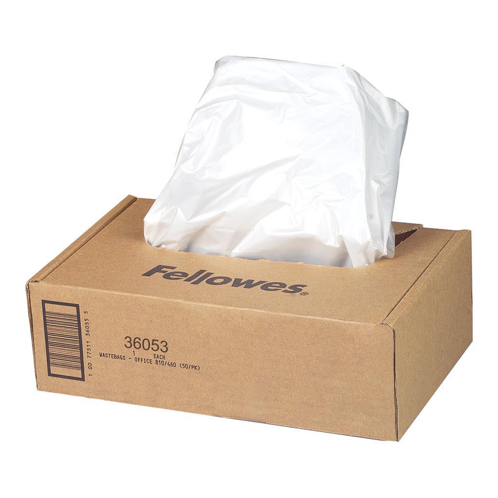 Fellowes Shredder Bags SOHO 32-35L, Pack of 100 - Cafe Supply