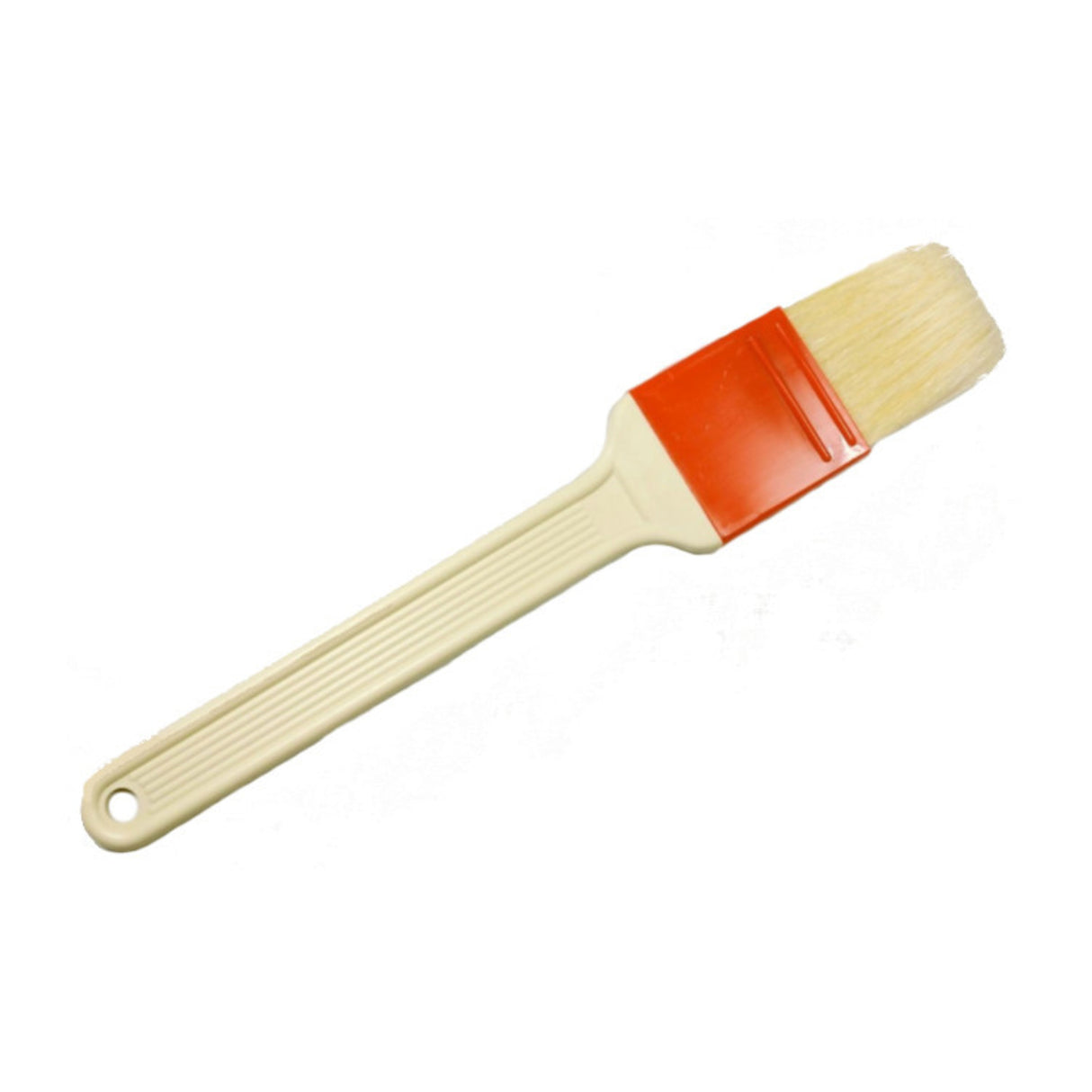 40mm Natural bristle pastry brush, Reinforced fiberglass handle (heat resistant to 120°C) - Cafe Supply