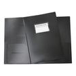 OSC Presentation Folder A4 with Name Holder Black - Cafe Supply