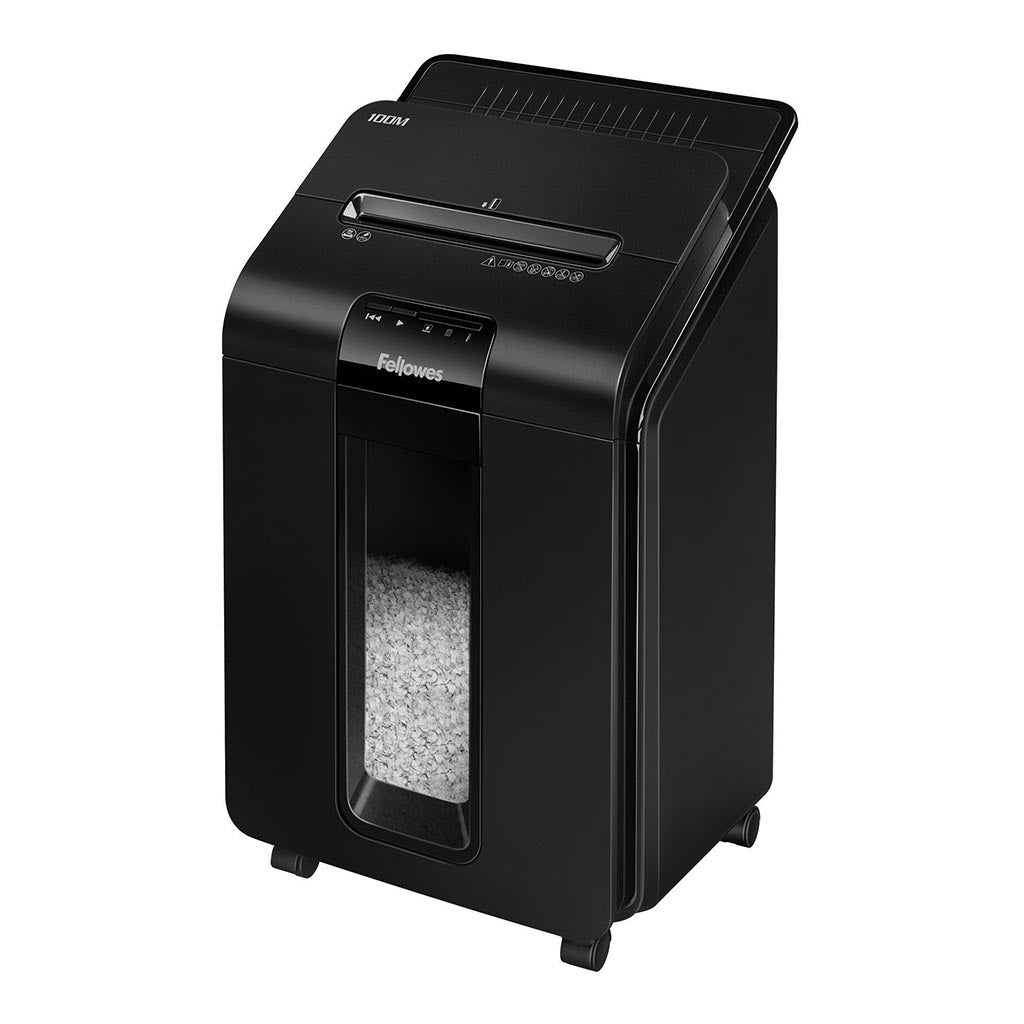 Fellowes AutoMax 100M Micro Cut Shredder - Cafe Supply