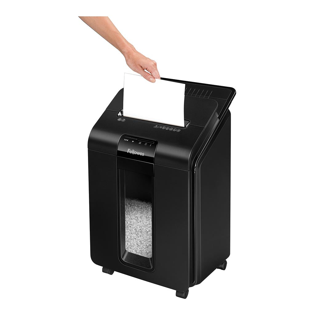 Fellowes AutoMax 100M Micro Cut Shredder - Cafe Supply