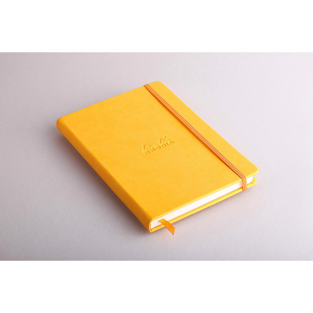 Rhodiarama Hardcover Notebook A5 Lined Daffodil - Cafe Supply