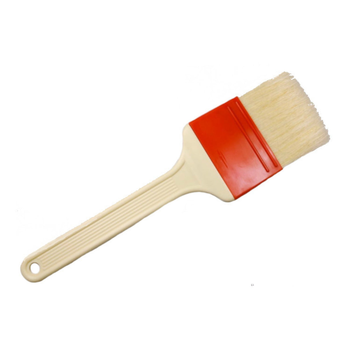 60mm Natural bristle pastry brush, Reinforced fiberglass handle (heat resistant to 120°C) - Cafe Supply