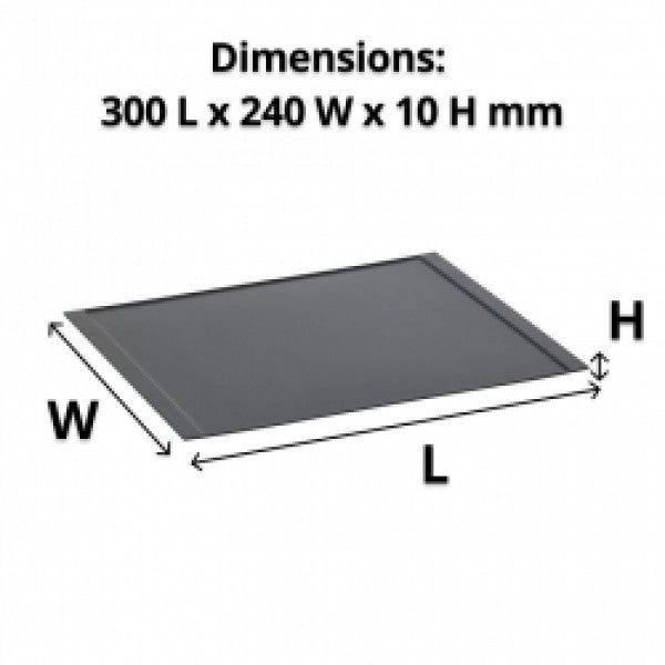 Black Melamine Amenity Tray 300L x 240W - Cafe Supply
