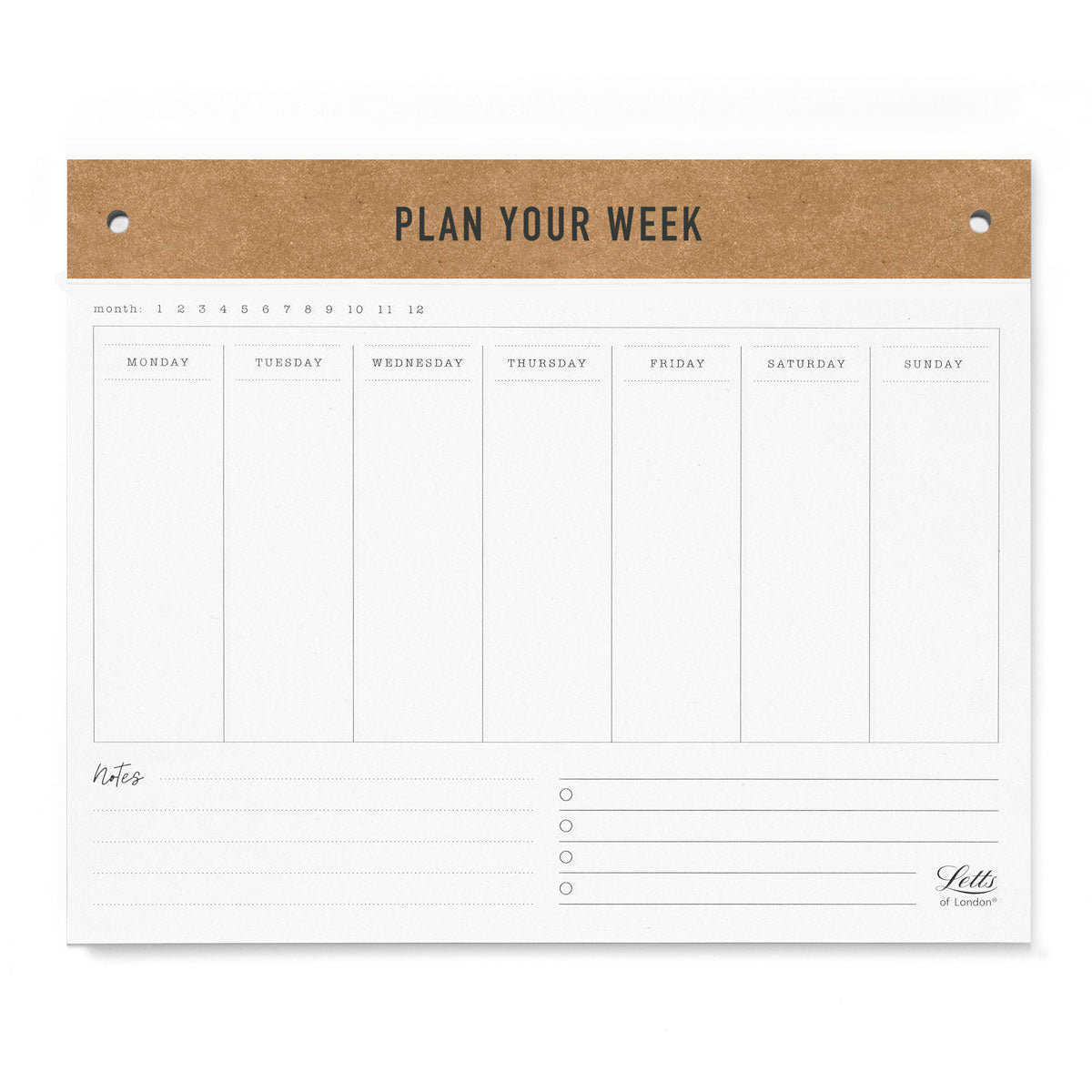 Letts Conscious Weekly Planner Refill - Cafe Supply