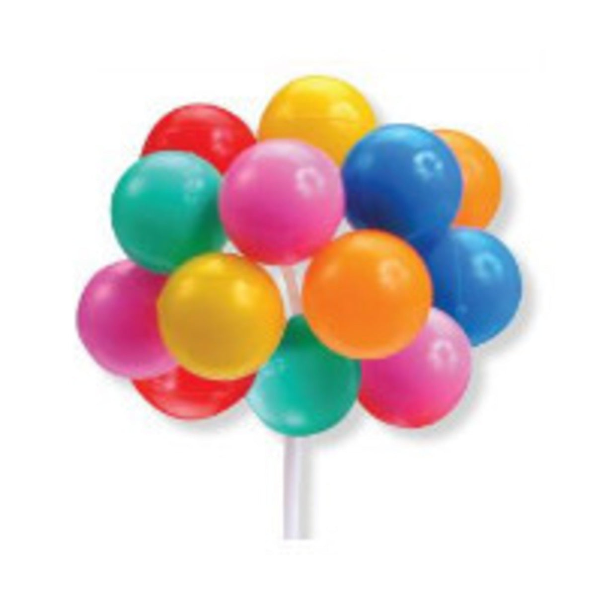 Balloons Pick Multi-Colour 80mm (12) - Cafe Supply