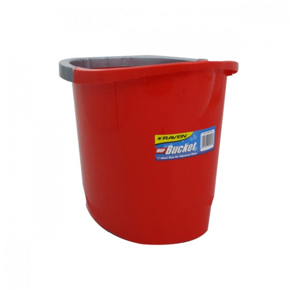 Plastic Mop Bucket 15 litre - Red - Cafe Supply