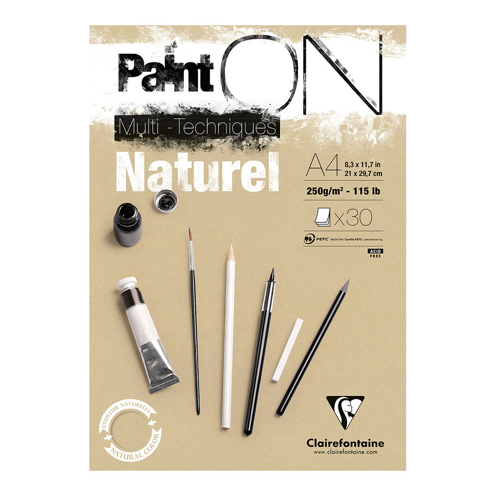 PaintON Pad Natural A4 30sh - Cafe Supply