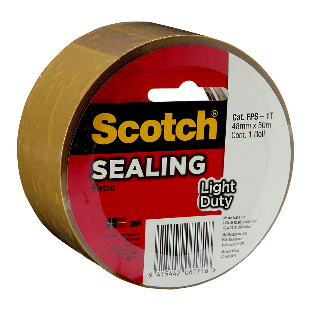 Scotch Sealing Tape 3609 FPS-1T 48mm x 50m Tan - Cafe Supply