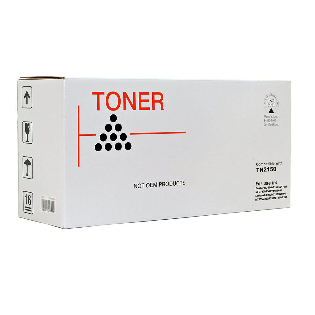 Icon Compatible Brother TN2150 Black Toner Cartridge - Cafe Supply