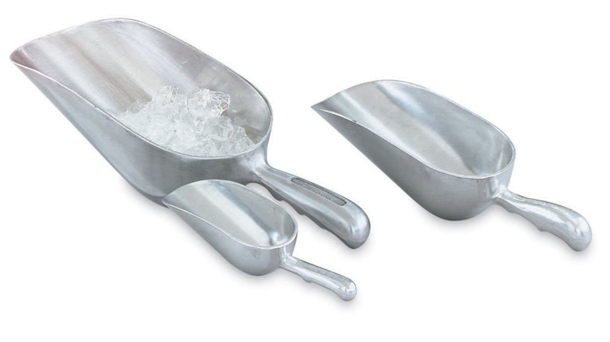 24-ounce cast-aluminum scoop - Cafe Supply